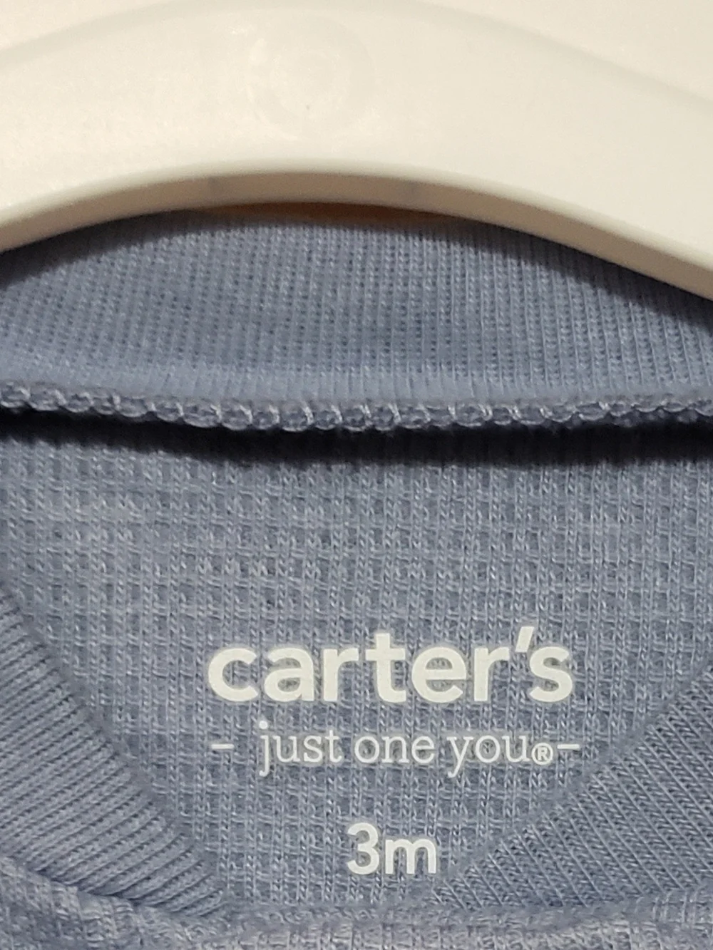 Carter's Light Blue Football Print Footed One-Piece